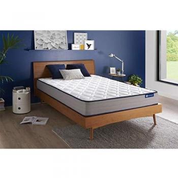 Colchón Actisom 140 x 200 cm con muelles ensacados y espuma viscoelástica, firmeza alta, 22 cm de grosor y 5 zonas de confort