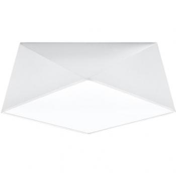 Aplique de Techo Hexagonal Blanco E27 Doble Iluminación LED 35cm