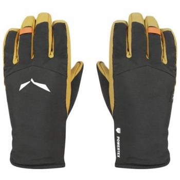 Guantes Salewa Ortles Powertex M (negro/marrón)