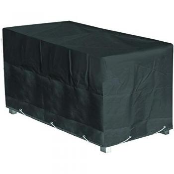 Funda Protectora de Jardín Rectangular 200x130x60 cm Alta Calidad Poliéster Color Antracita