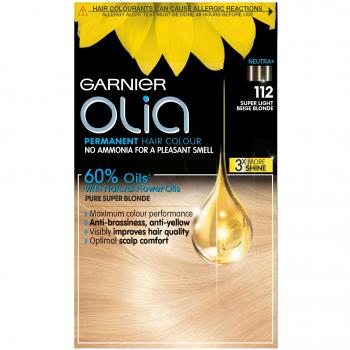 Garnier Olia Permanent Hair Dye, 112 Super Light Beige Blonde