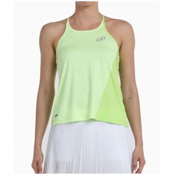 Camiseta Bullpadel Bines Mujer Amarillo Neón