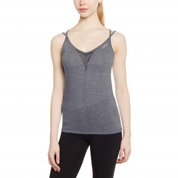 Odlo Unterhemd Singlet Crew Neck Revolution TS X-Light - Top interior térmico para mujer, color gris, talla S