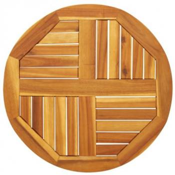 vidaXL Round Table Top Ø60x2 cm Solid Wood Acacia