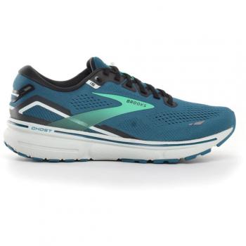 Brooks Ghost 15 Men's Running Shoes - Moroccan Blue/Black/Spring Bud