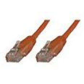 Cable de Red Microconnect U/UTP CAT6 20M PVC Naranja Brillante