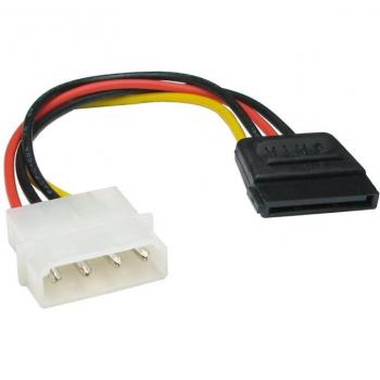 Cable de Alimentación SATA 15cm 4 Pines Molex - PcCom Essential