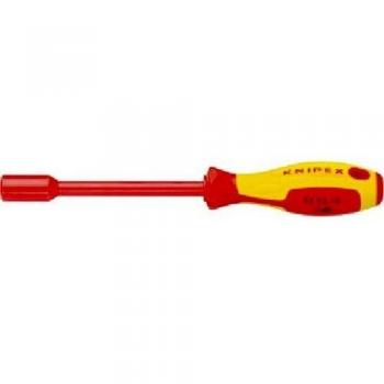 KNIPEX Llave de vaso con mango destornillador aislado 1000V