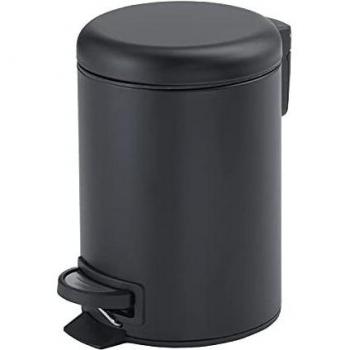 Papelera de baño SoftClose 5L Negro Mate Gedy