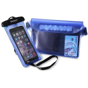 blusm tipo de agua Densidad cintura Bolsas de bolsas de sellado con 3 Capa + impermeable Teléfono de buzón, para Kayaking/Natación/pesca/rafting/camping/X20361-X6 V