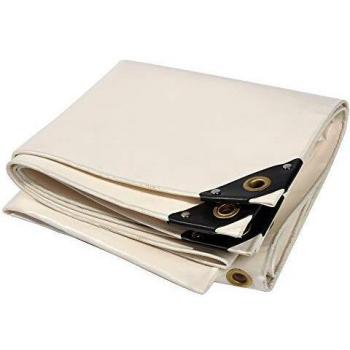 Lona Protectora Premium Impermeable 400x500 cm - Resistente a los UV, 650 g/m², con Ojales, Lona de Tejido de PVC para Camiones y Jardín