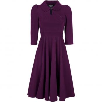H&R London Vestido Glamorous Velvet Tea Vestido Lila L