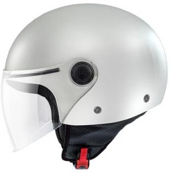 Casco Jet MT Helmets Street S Blanco Brillante - Alta Seguridad y Comodidad