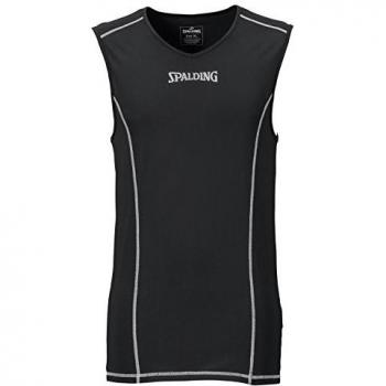 Spalding Functional Camiseta de Entrenamiento, Hombre, Negro, XXL