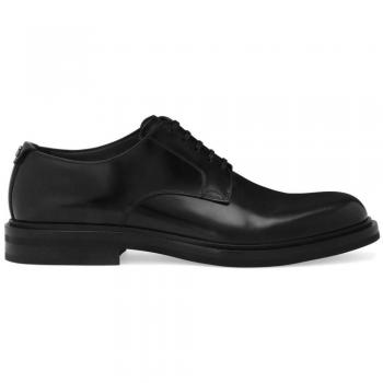 Dolce & Gabbana Men's Derby in Brushed Calfskin Loafer in Black | Size 44 | A10840A1203, Business Shoes, male, Black, Size: 11 US