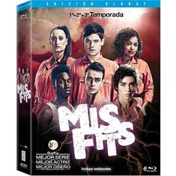 Misfits - Temporadas 1, 2 Y 3 [Blu-ray]