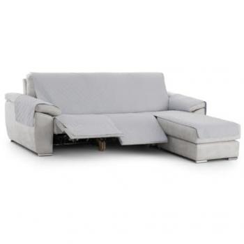 Funda Chaise Longue Relax Derecho MonteBlanco, color gris, dimensiones 100 x 110 x 240 cm