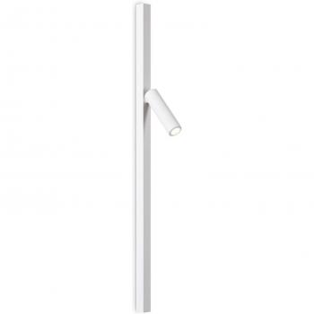 Aplique LED integrado Syntesi Blanco metal 1 bombilla 59,5cm 3000K