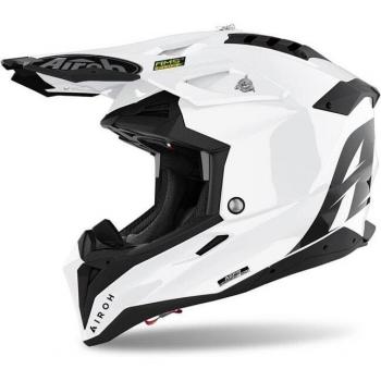 Airoh Casco de Cross Aviator 3 Blanco