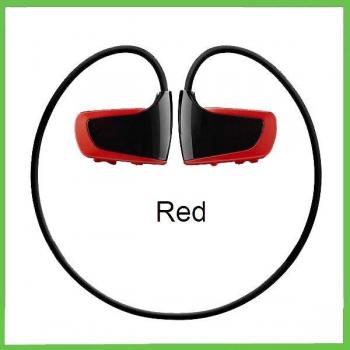 Auriculares deportivos IPX5 W262 impermeables con Bluetooth y reproductor MP3 de bajos
