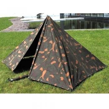 Tienda de campaña Ung., 2 x amplio toldo, arenques Gest, 4 teilig, diseño de camuflaje, de camuflaje.