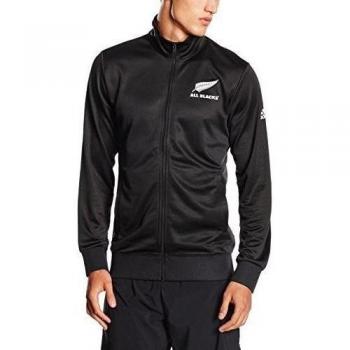 adidas Ab ESS Track - Sudadera con cremallera para hombre, color negro, talla S