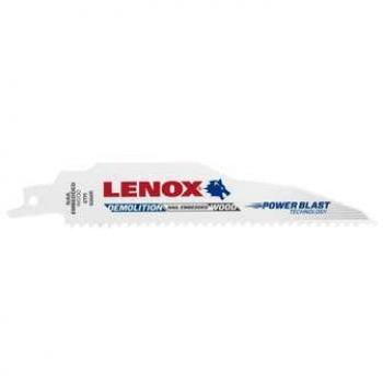 Lenox 5-Pack Demolition Reciprocating Saw Blades, Bi-Metal, 6 TPI, 1.6mm thickness