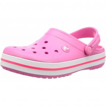 Crocs Crocband, Clogs Unisex Adulto, Pink Lemonade White, 36/37 EU