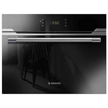 Hoover Vanity HMC 440 TVX - Horno microondas con grill, 44 litros, 900W - 1750W, 5 niveles de potencia, 17 funciones, Temporizador, Plato 36cm, Negro