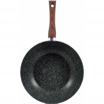 San Ignacio Wok 28cm aluminio forjado inducción ordesa, Multicolor
