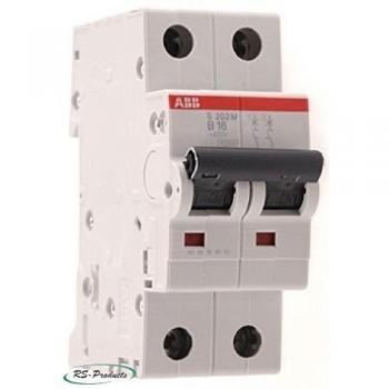 ABB Miniature Circuit Breaker 2P 16A C-curve 10kA S202M