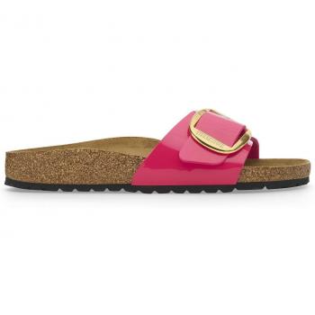 Birkenstock Women's Madrid Big Buckle Sandals - Fuchsia Patent, Birko-Flor
