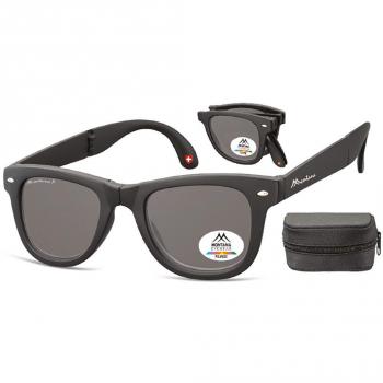 Montana Eyewear BOX-FS40 Folding Polarized Men's Sunglasses Black Size 51