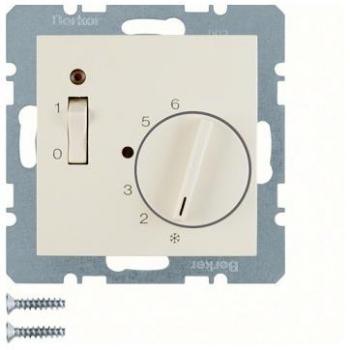 Berker S.1 Room Thermostat 5-30°C Glossy White 20308982
