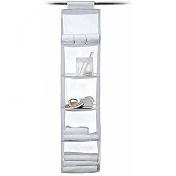 Arredo casa - Organizador ahorraespacio con 5 compartimentos 30 x 30 x 120 cm, Top Class