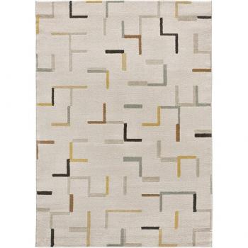 Alfombra Escandinava Geométrica Multicolor 120x170 cm Domus