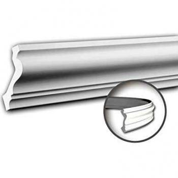 Cornisa Decorativa Flexible de Estuco Neoclásico Blanca 2 m - Profhome 150100F
