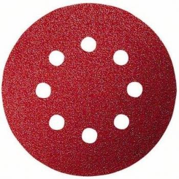 Bosch 2 609 256 A27 - Juego de hojas de lija de 5 piezas para lijadora excéntrica