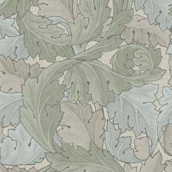William Morris Acanthus Retro Textured Wallpaper