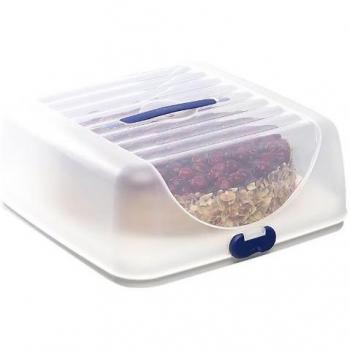 Emsa Superline Contenedor, Blanco y Azul, 35.1x15x36.1 cm
