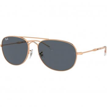 Ray-Ban RB3735 Bain Bridge 9202R5 Unisex Pilot Sunglasses Gold Size 57