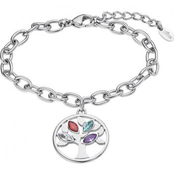 Pulsera Lotus Style LS2192-2/1 Árbol de Vida Acero Inoxidable Mujer Rainbow