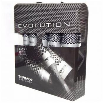 Termix Pack Profesional 5 cepillos Evolution Plus. Cabello grueso
