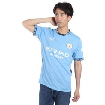 Manchester City Puma Home Shirt 2024-25 - Replica - Men - Light Blue - Size: XXXL
