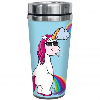 Unicornio Cooles Einhorn - Regenbogen Taza de café Standard