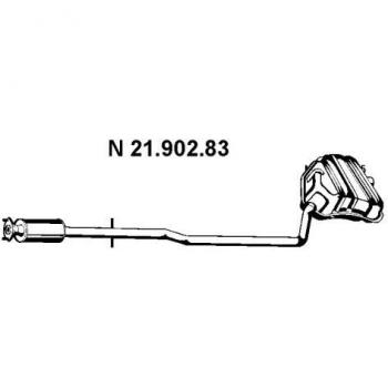 Eberspächer 21.902.83 Silenciador posterior