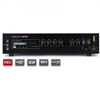 AMPLIFICADOR FONESTAR MA-65GU 60W-RMS 100V/8-OHMS 24VCC/230VCA USB/SD/MP3/REC