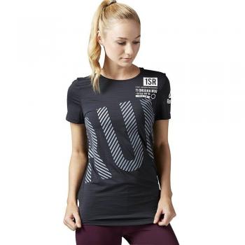 Reebok OSR AC Tee Camiseta, Mujer, Negro