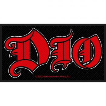 Dio Logo Official Sew on Patch 4x2 Inch by