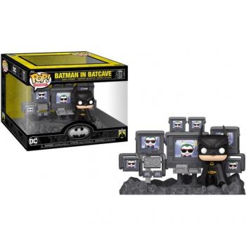 Batman 85th Anniversary Funko Pop! Moment Deluxe Vinyl Figure in Batcave
